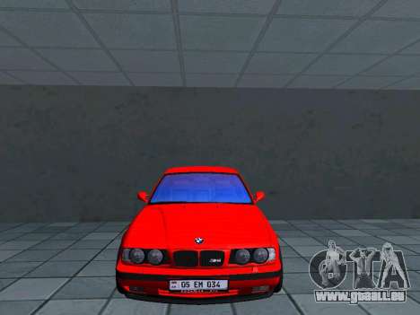 BMW E34 M5 AM Plates für GTA San Andreas