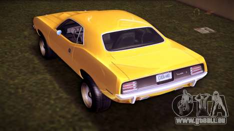 Plymouth Barracuda 440 1970 pour GTA Vice City