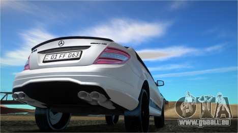 Mercedes-Benz C63s (01FF063) pour GTA San Andreas