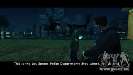 GTA V Police Maverick für GTA San Andreas