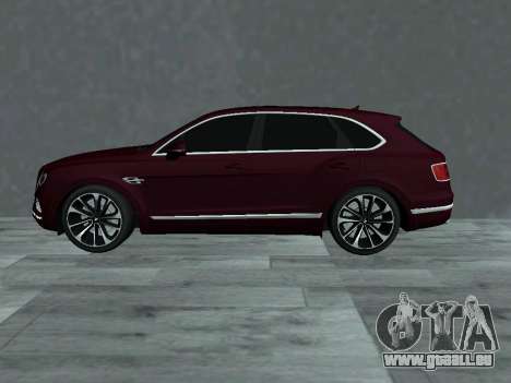 Bentley Bentayga AM Plates für GTA San Andreas