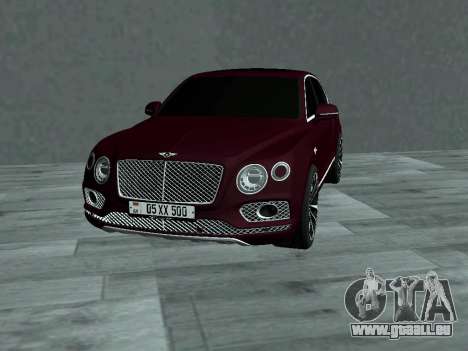 Bentley Bentayga AM Plates für GTA San Andreas
