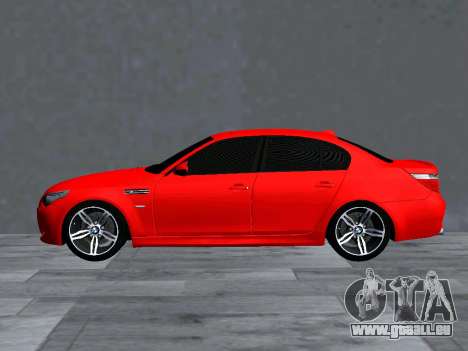 BMW M5 E60 V2 AM Plates pour GTA San Andreas