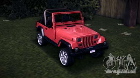 Jeep Wrangler (Armin) pour GTA Vice City