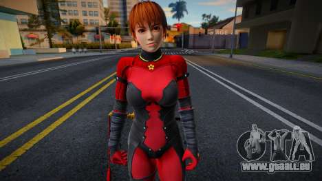 Dead Or Alive 5 - Kasumi (Costume 2) v9 pour GTA San Andreas