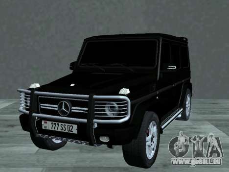 Mercedes Benz G500 Guard W463 pour GTA San Andreas