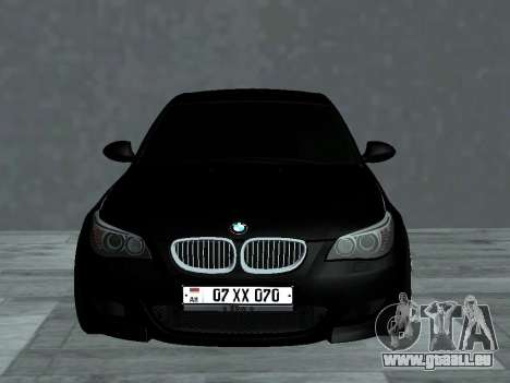 BMW M5 E60 V2 AM Plates für GTA San Andreas