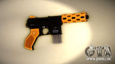 GTA V Vom Feuer Machine Pistol (Orange) pour GTA Vice City