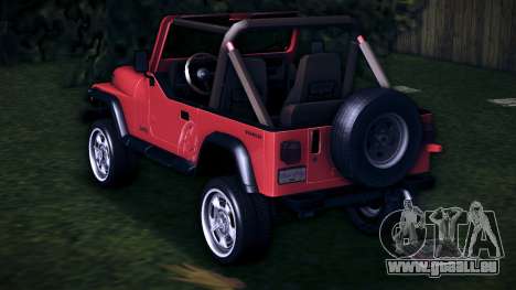 Jeep Wrangler (Armin) pour GTA Vice City