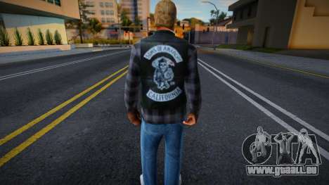 Skin Jax Teller (Sons of Anarchy) v2 für GTA San Andreas
