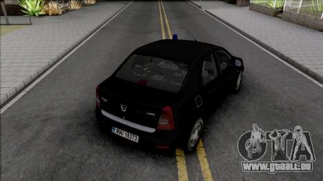 Dacia Logan 2008 Politia Unmarked pour GTA San Andreas