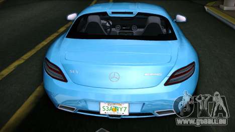 Mercedes-Benz SLS AMG (USA Plate) pour GTA Vice City