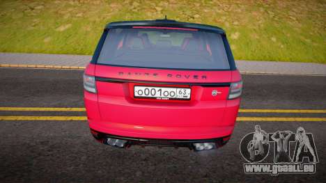 Range Rover Sport SVR (Fake CCD) für GTA San Andreas