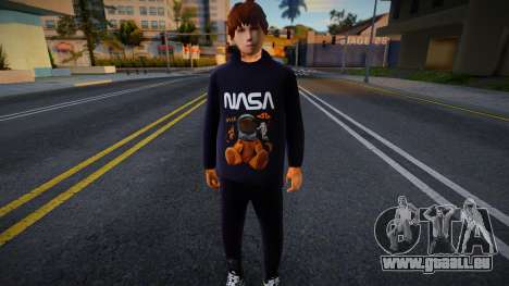 Whiteboy in NASA Hoodie für GTA San Andreas
