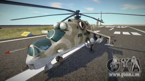 Mi-35 Hind (with Desert camouflage) pour GTA San Andreas