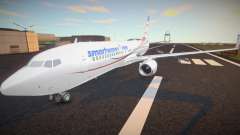 Boeing 737-800 Smartwings v2 für GTA San Andreas