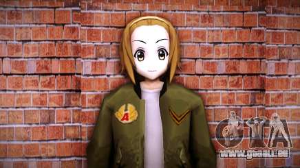 Ritsu Tainaka en veste de chauffeur de taxi pour GTA Vice City