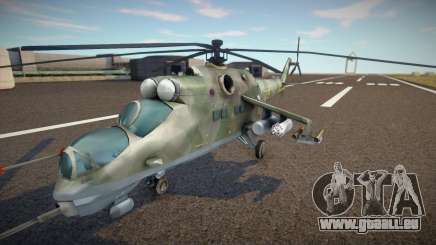 Mi-35 Hind (with Woodland camouflage) für GTA San Andreas