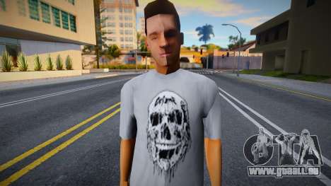 Der Typ im Totenkopf T-Shirt für GTA San Andreas