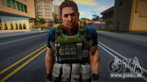 Chris Redfield von Resident Evil 6 für GTA San Andreas