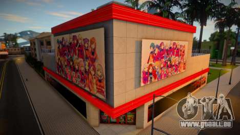 Japanese Corner Shop (White-Red) für GTA San Andreas