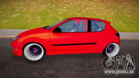 Peugeot 206 (Yasin) pour GTA San Andreas