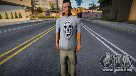 Der Typ im Totenkopf T-Shirt für GTA San Andreas