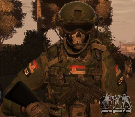 Niko Serbian Soldier pour GTA 4