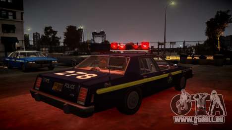 Ford LTD Crown Victoria 1987 Police de l’État de pour GTA 4