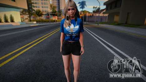 DOAXVV Amy - Fashion Casual V2 Adidas Denim Shor für GTA San Andreas