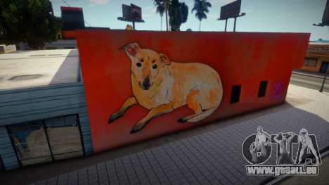 Mural Cachorro Caramelo MEME für GTA San Andreas