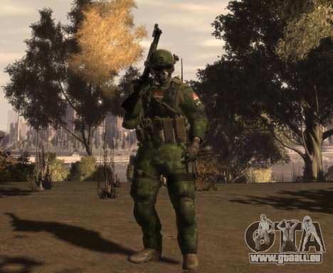 Niko Serbian Soldier für GTA 4