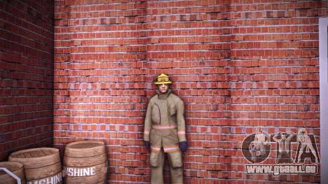Feuerwehrarbeiter HD für GTA Vice City