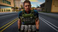 Chris Redfield de Resident Evil 6 pour GTA San Andreas
