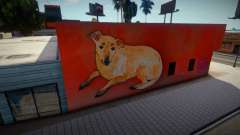 Mural Cachorro Caramelo MEME für GTA San Andreas