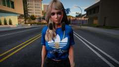 DOAXVV Amy - Fashion Casual V2 Adidas Denim Shor für GTA San Andreas