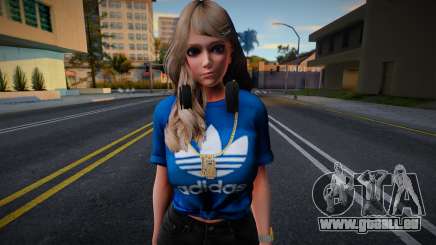 DOAXVV Amy - Fashion Casual V2 Adidas Denim Shor pour GTA San Andreas
