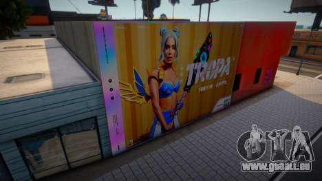 Anitta Free Fire Mural pour GTA San Andreas