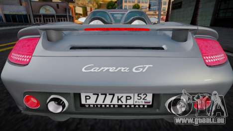 2003 Porsche Carrera GT pour GTA San Andreas