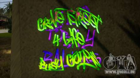 Realistic Gangs Graffitis Sanded (New Textures)