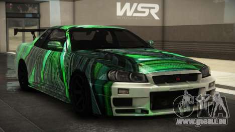 Nissan Skyline R34 GTR V-Spec II S7 für GTA 4