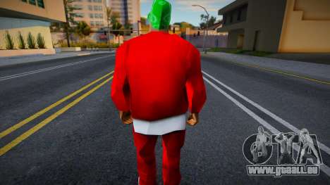 Red Fam 1 With Green Bandana pour GTA San Andreas