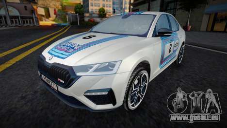 Skoda Octavia RS 2020 - Vinyle 2 pour GTA San Andreas