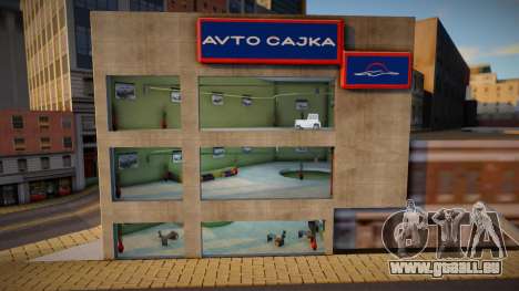 Avto Cajka Automobile Dealership LQ für GTA San Andreas