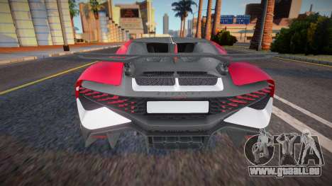 Bugatti Divo (Belka) pour GTA San Andreas