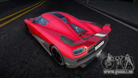 Koenigsegg Agera R (Remake) für GTA San Andreas