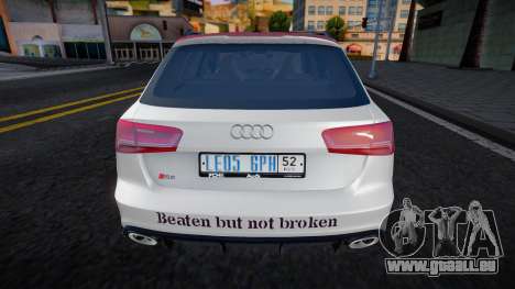 Audi RS 6 Beaten but not broken (Fist) für GTA San Andreas