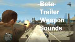 GTA IV Beta Style Weapon Sounds für GTA 4