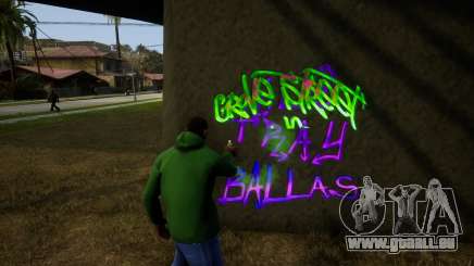 Realistic Gangs Graffitis Sanded pour GTA San Andreas Definitive Edition