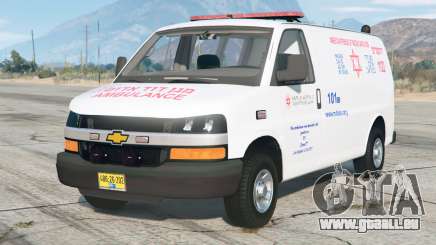 Chevrolet Express Israel Ambulance [ELS] pour GTA 5